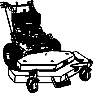 Lawn mower ofpicture images walk behind mower clipart clipartix