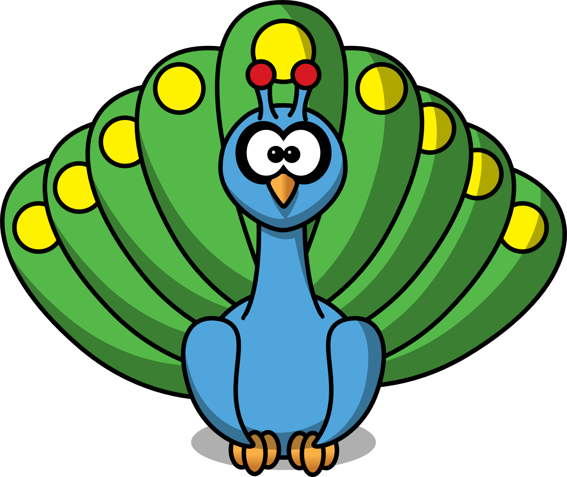 Peacock clipart free clipart images 4