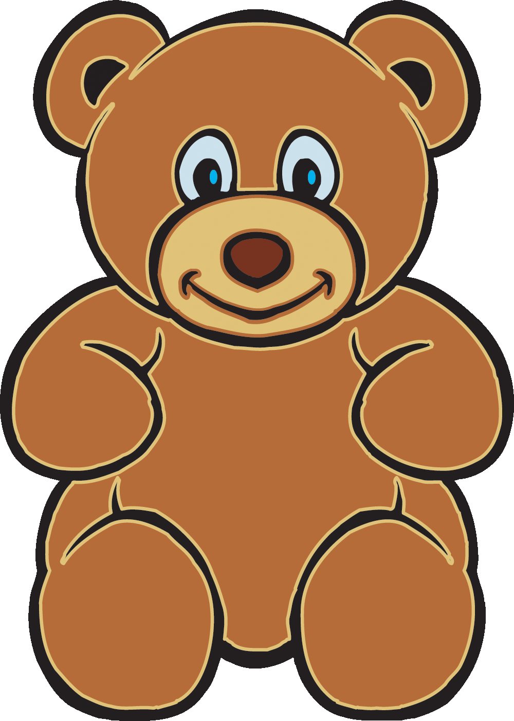 Cute bear cute brown bear clipart clipart kid 2