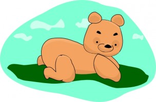 Cute bear simple teddy bear clip art free vector in open office drawing svg