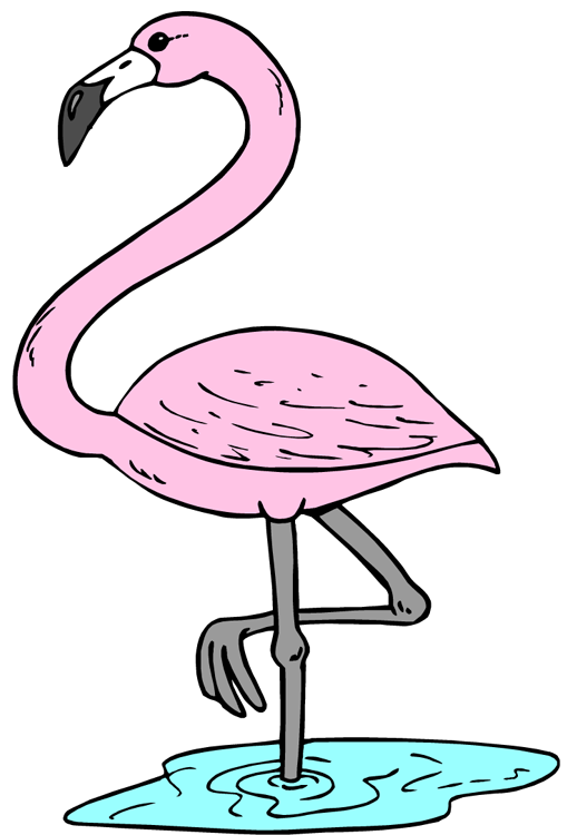 Flamingo clip art free free clipart images 8