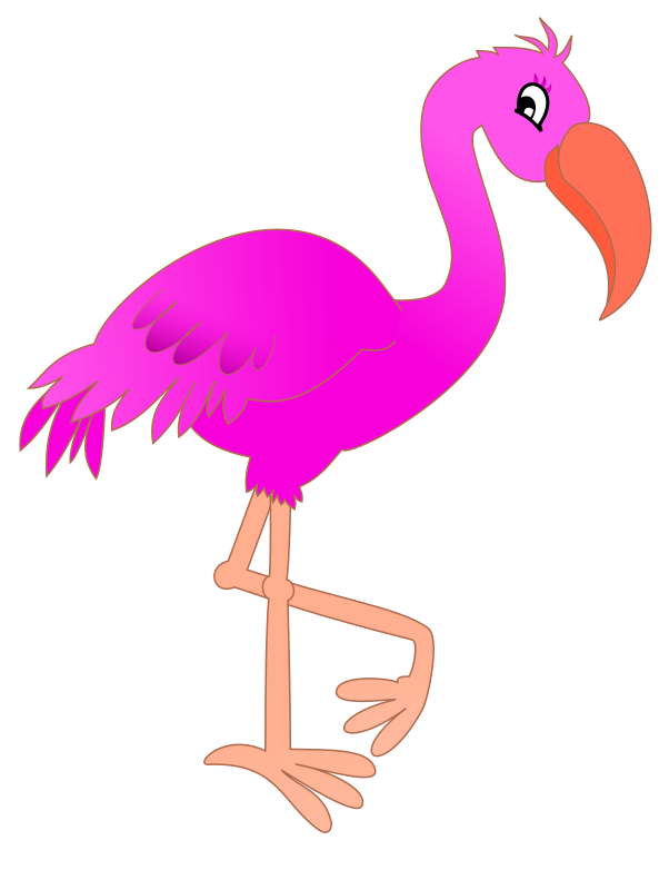 Flamingo free to use  clip art 3