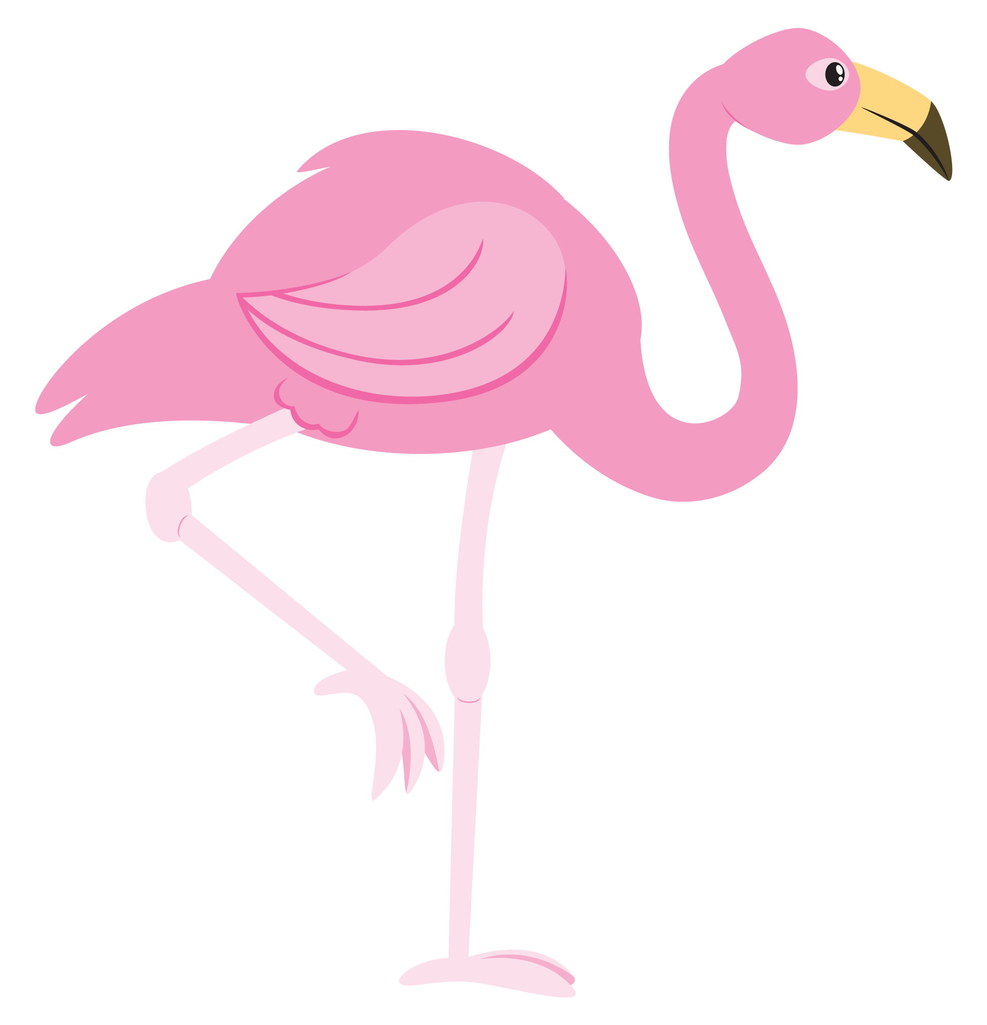 Flamingo free to use  clip art