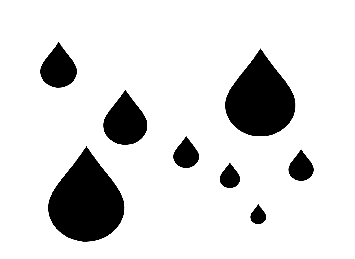 Raindrop template co clip art