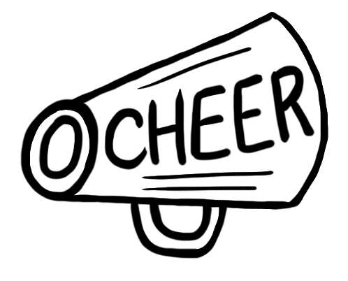 Cheer megaphone cheerleader megaphone clipart co 3