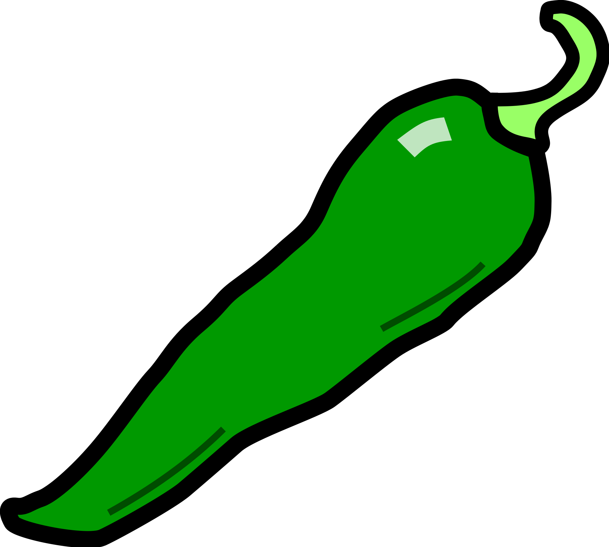 Chili pepper cartoon clipart 2