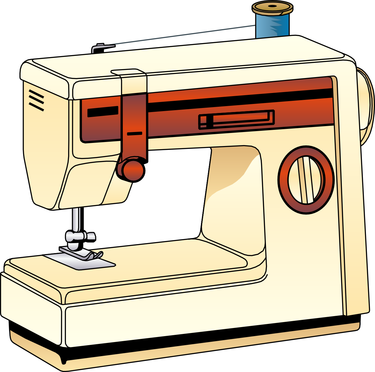 Sewing machine sewing clipart clipart kid