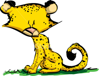 Cartoon cheetah images co clip art