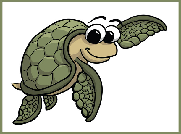 Cartoon sea turtle sea turtle in cartoons clipart