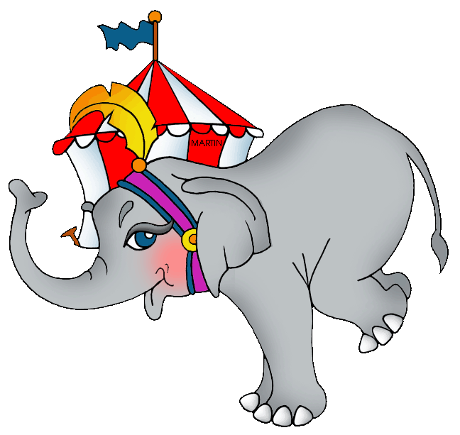 The circus clipart for kids 