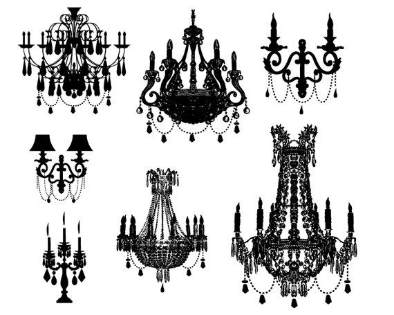 0 images about crystal lamp on chandeliers clipart