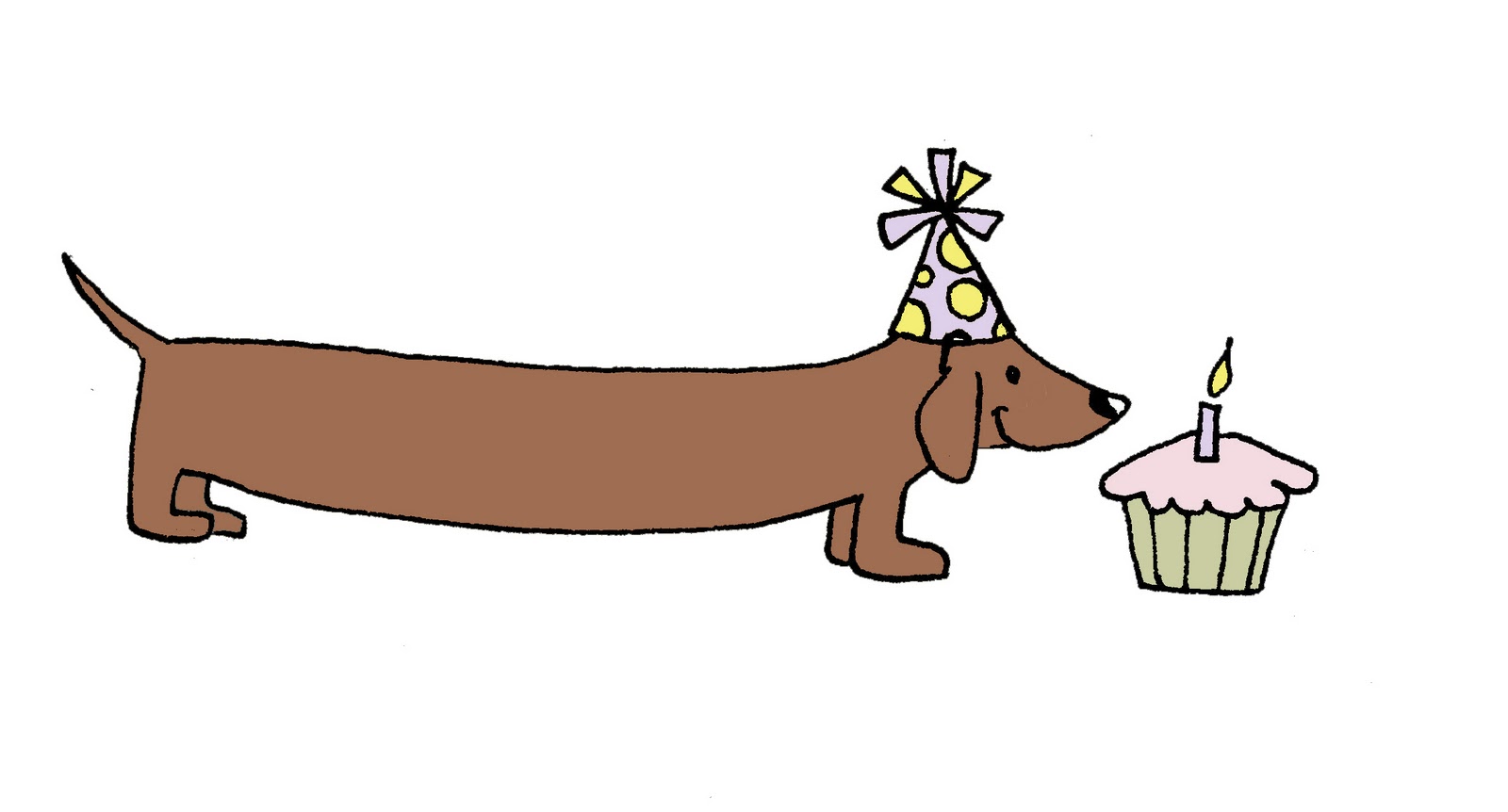 Dachshund 0 images about hugs on belated birthday card clip art