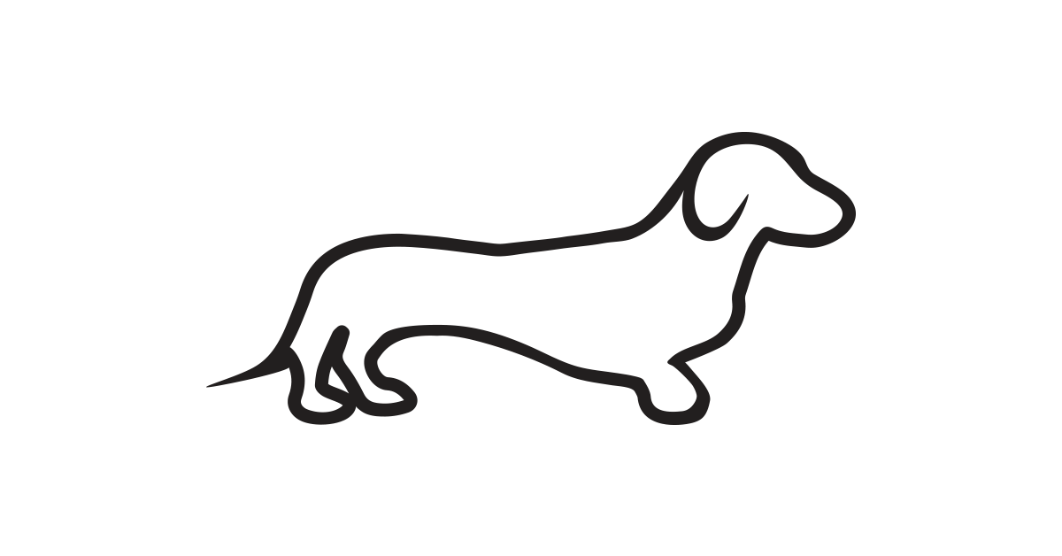 Dachshund clipart vector and free download the graphic cave