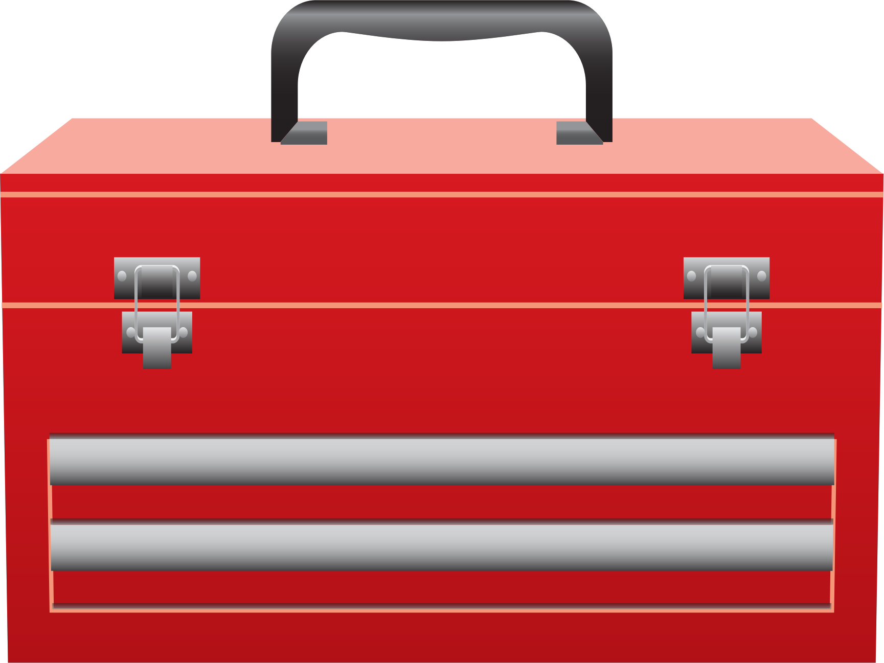 Toolbox clipart red tool