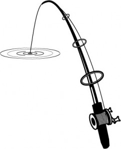 Bent fishing pole clipart clipart kid