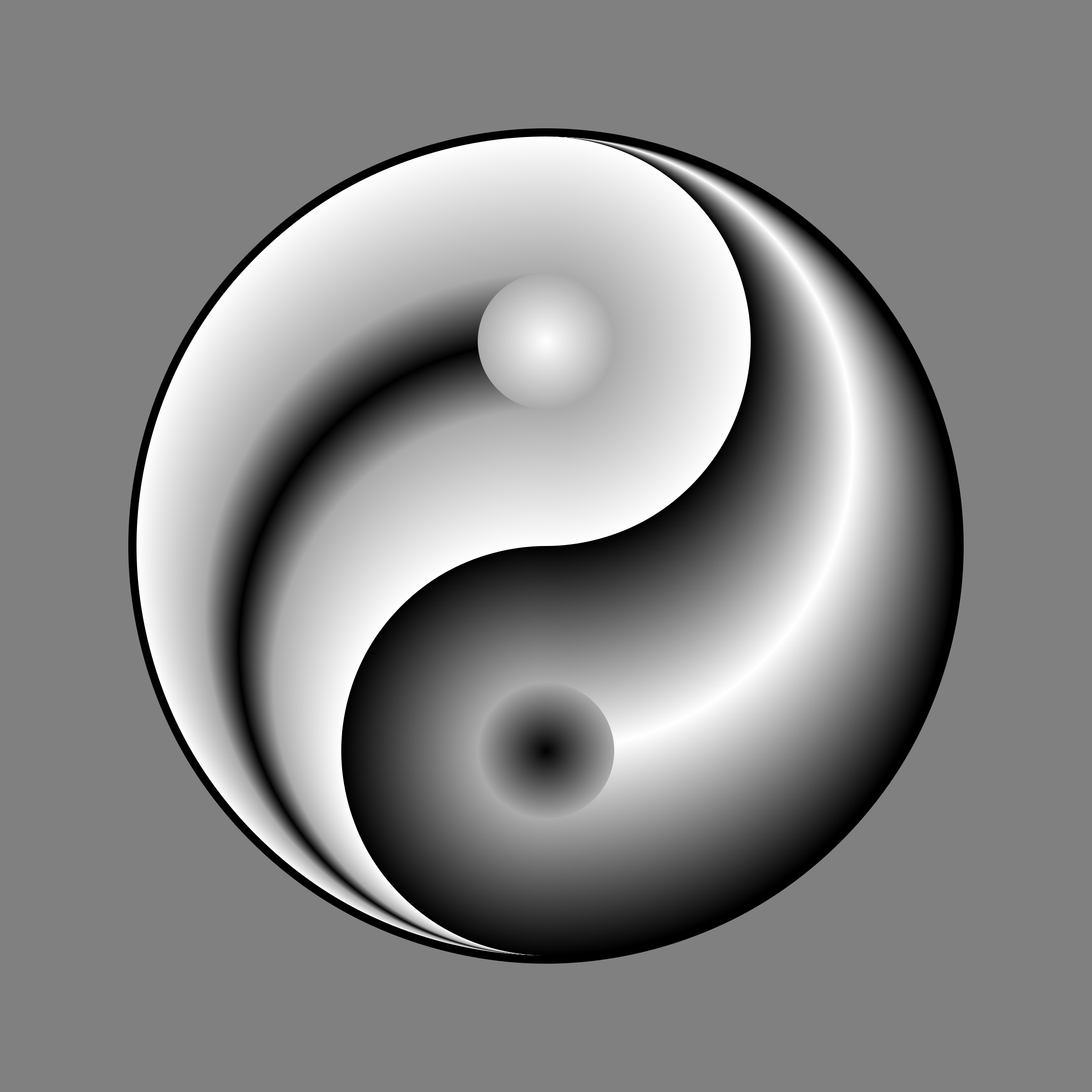 Clipart yin yang 7