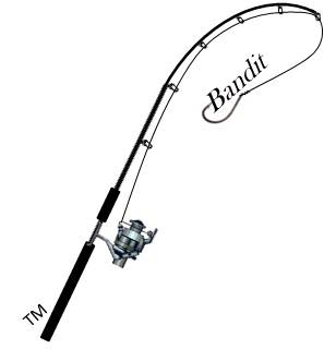 Fishing pole black and white free clipart images