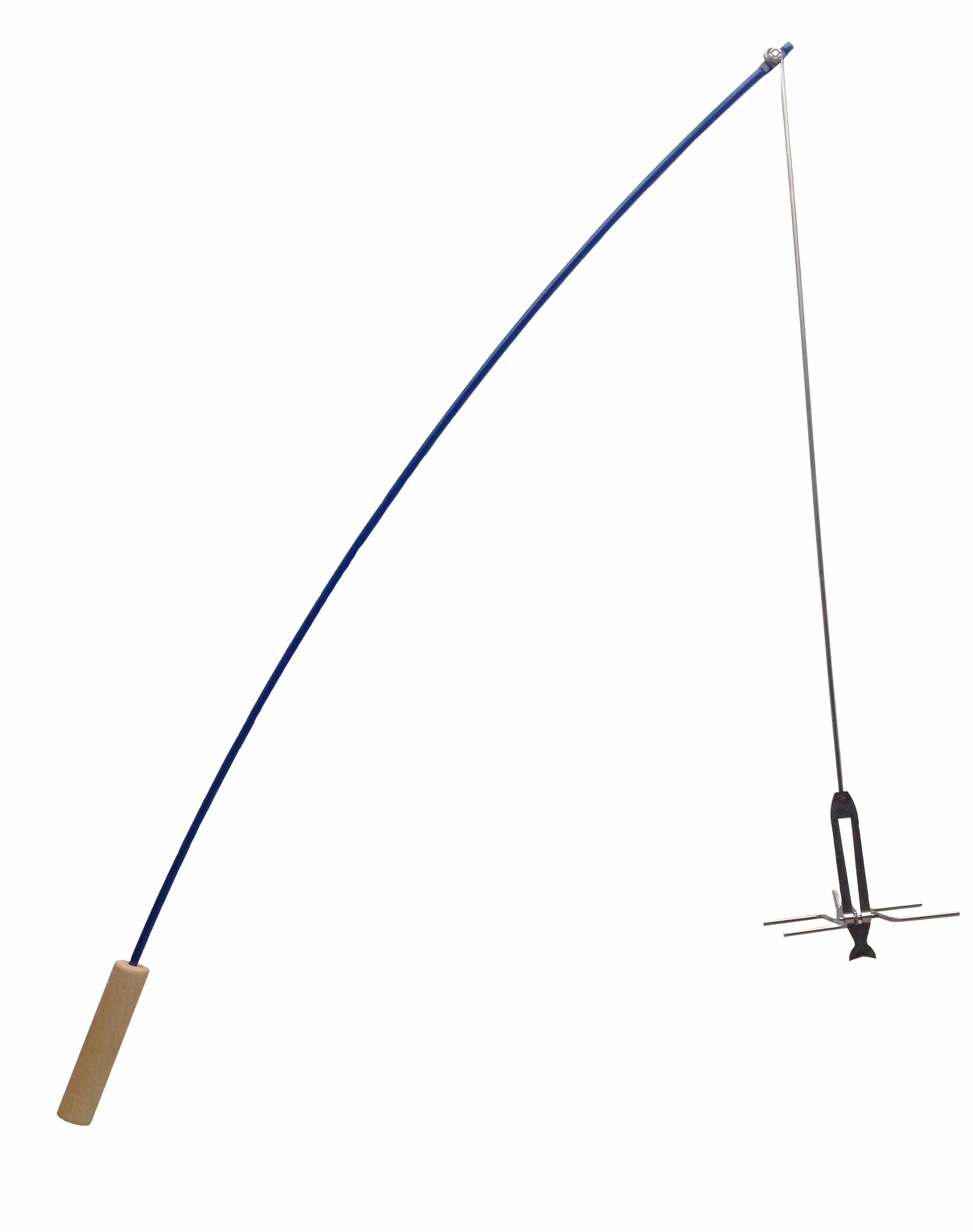 Fishing pole fish black and white clipart hostted