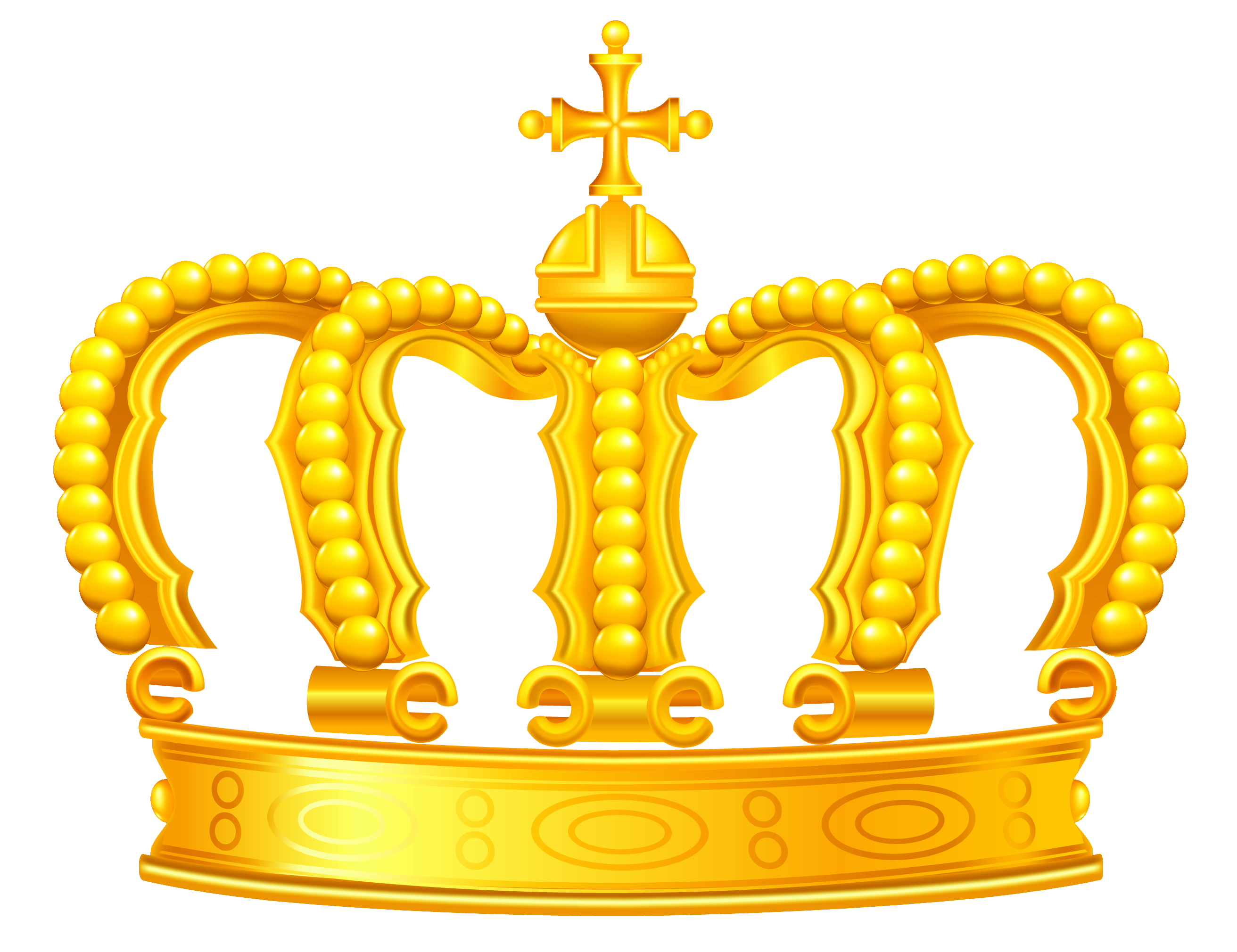 Gold crown clipart