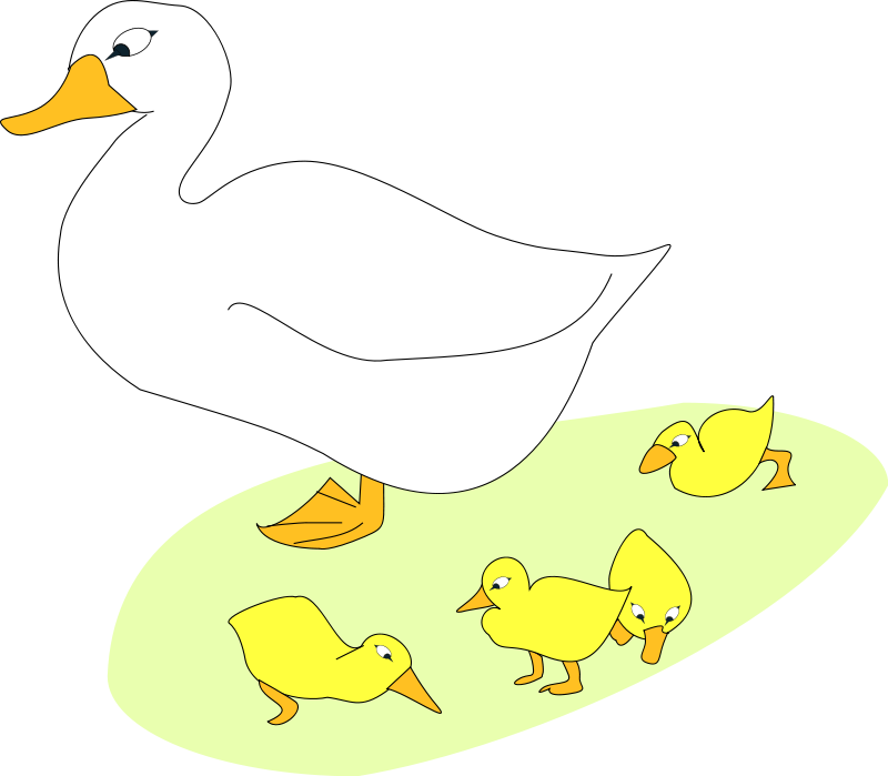 Goose free to use  clip art 3