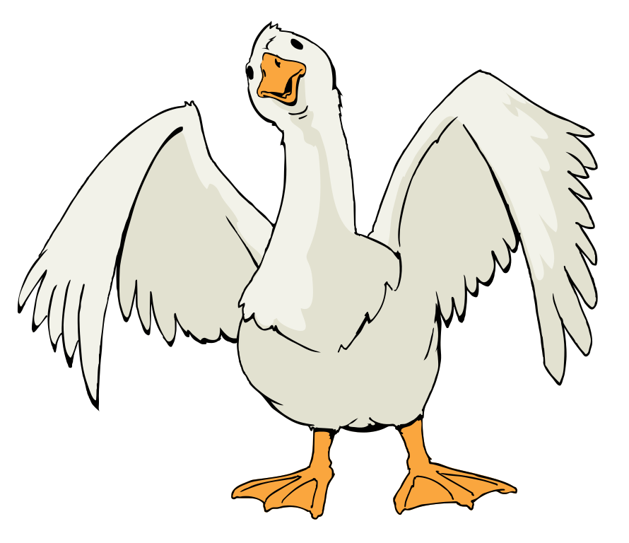 Goose free to use  clip art