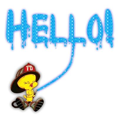 Hello tweety graphics and clip art on