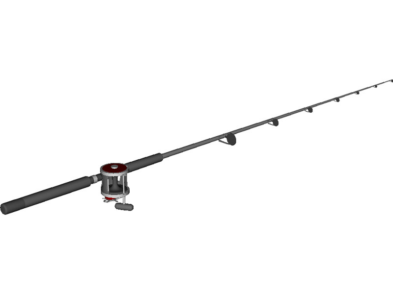 Picture of a fishing pole clipart 4