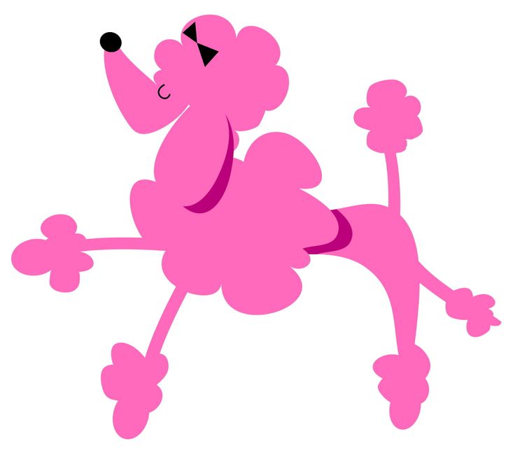 Pink toy poodle clipart clipart kid