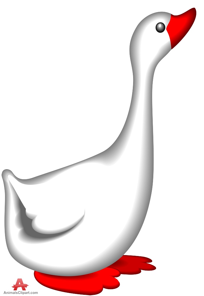White goose clipart free clipart design download