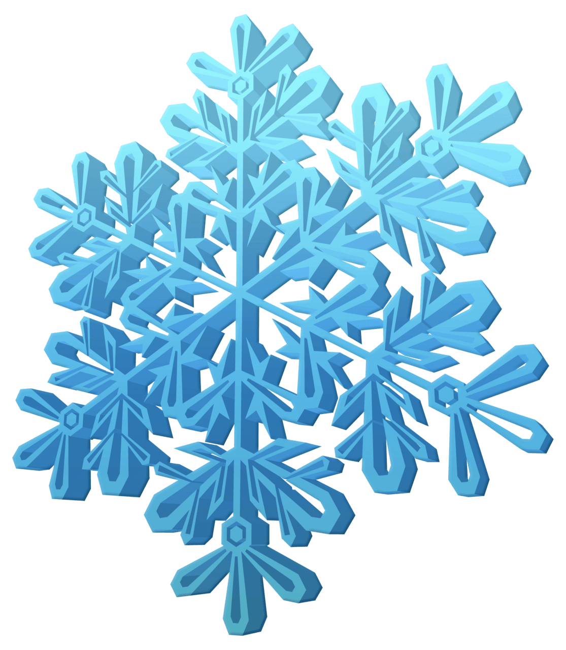 Snowflake clipart image