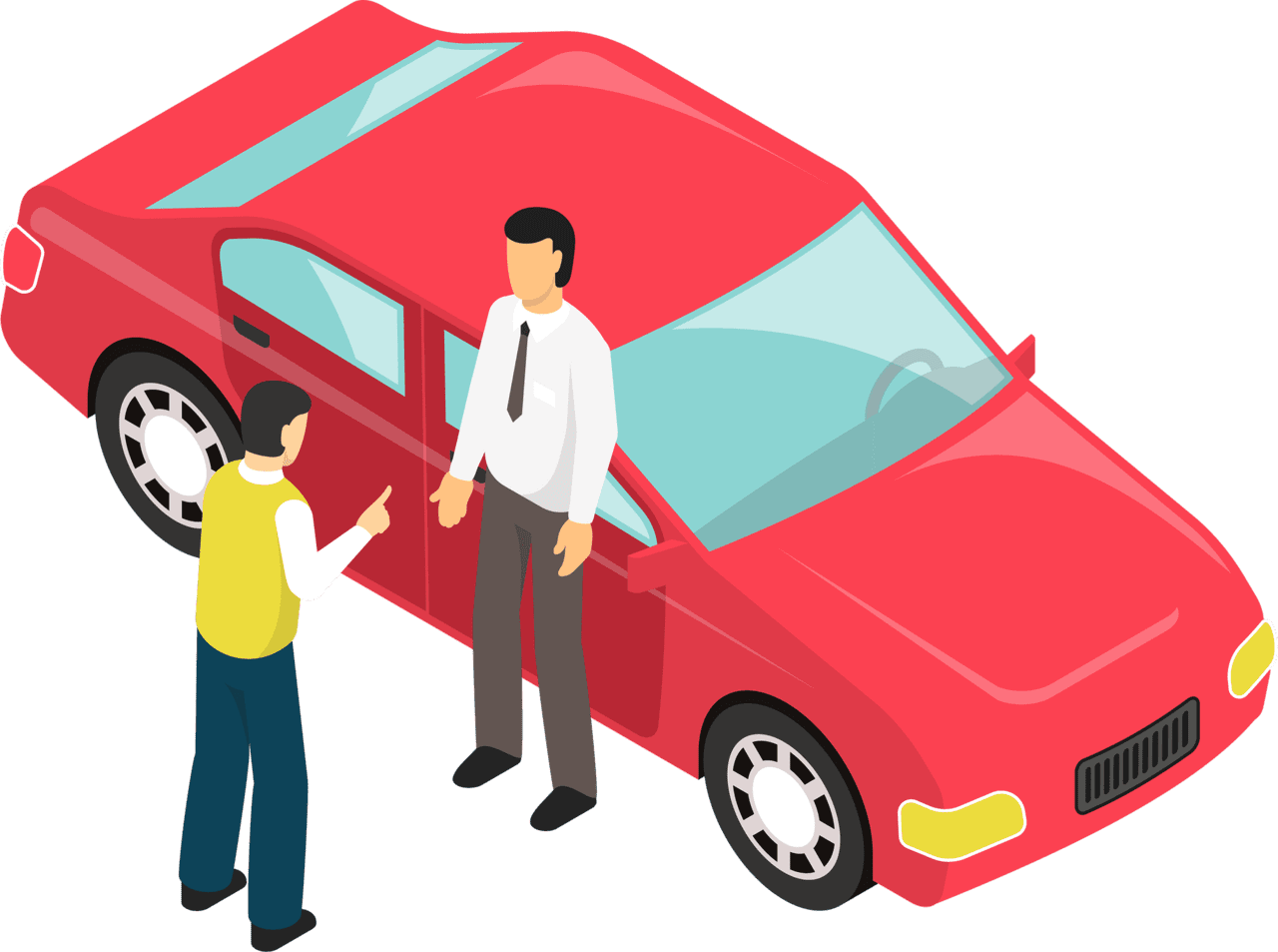 Car surance vector clipart image