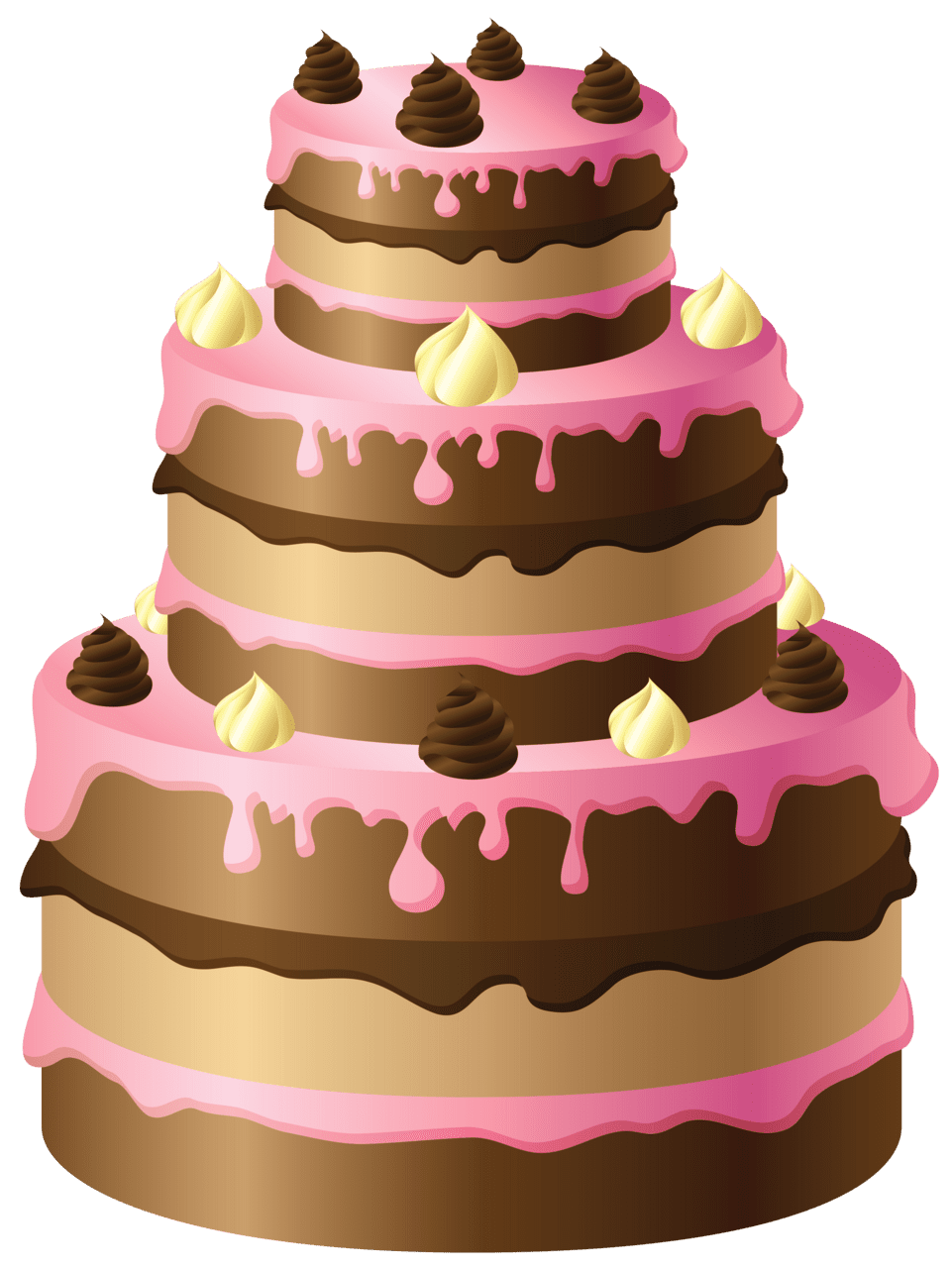 Birthday cake pin page clipart transparent