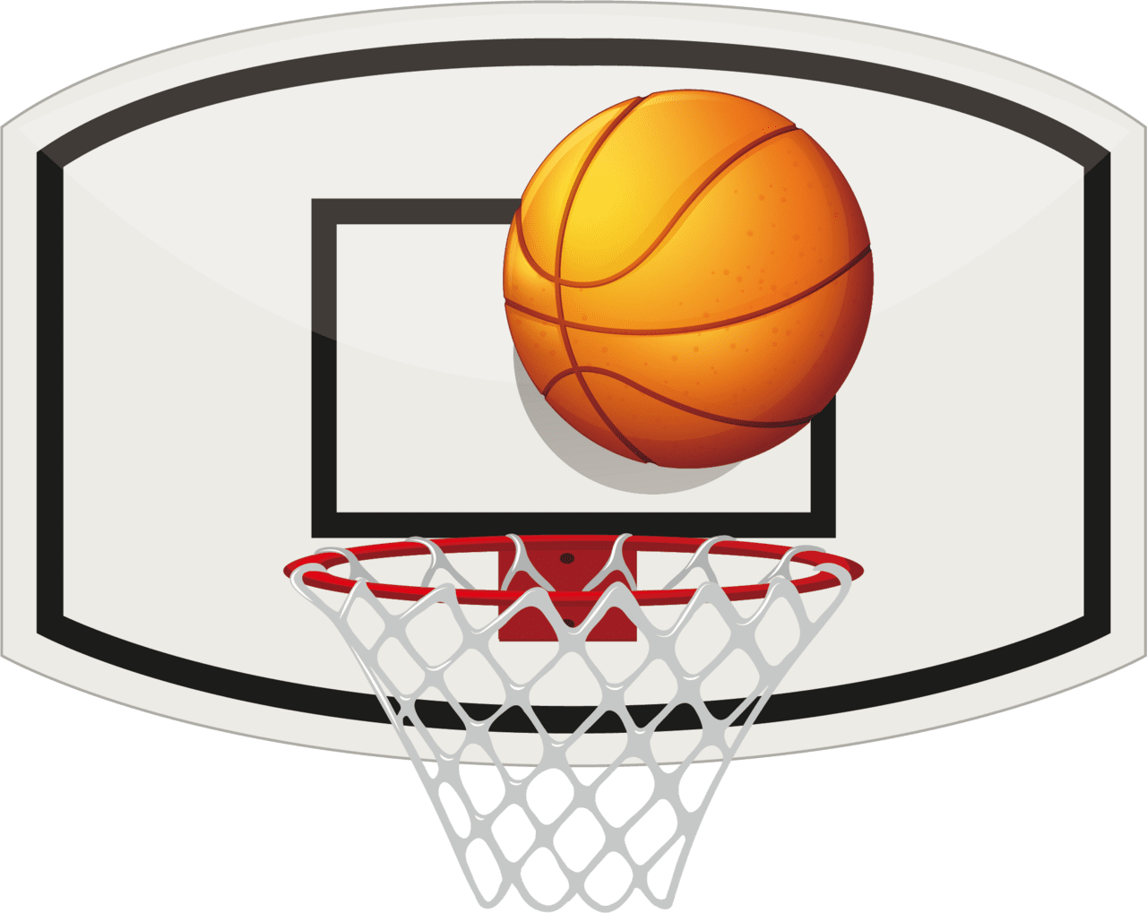 Basketball pin page clipart free