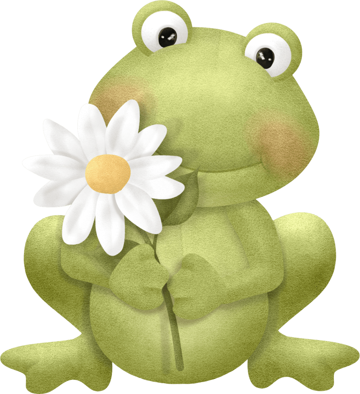 Frog pin page clipart clip art 3