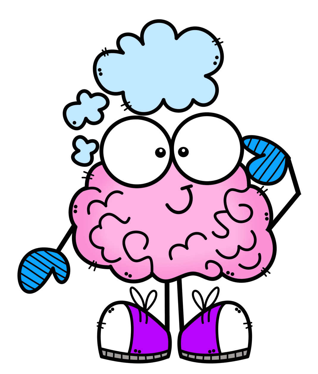 Brain pin de brandon abrahamse en kids clipart dibujos colores manualidades vector