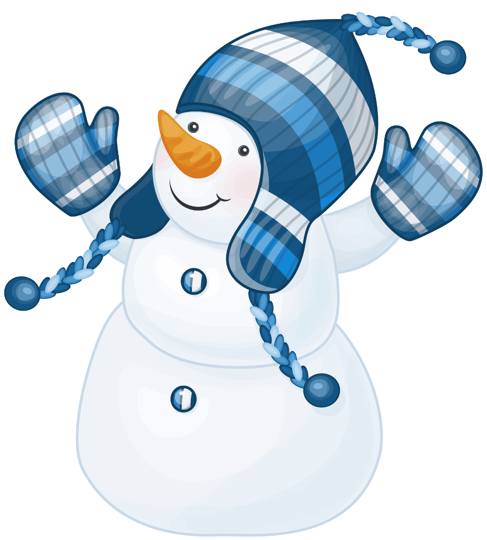 Background snowman clipart 2