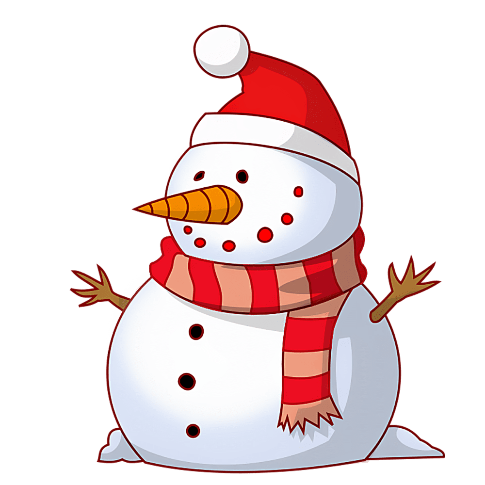 Christmas snowman clipart images