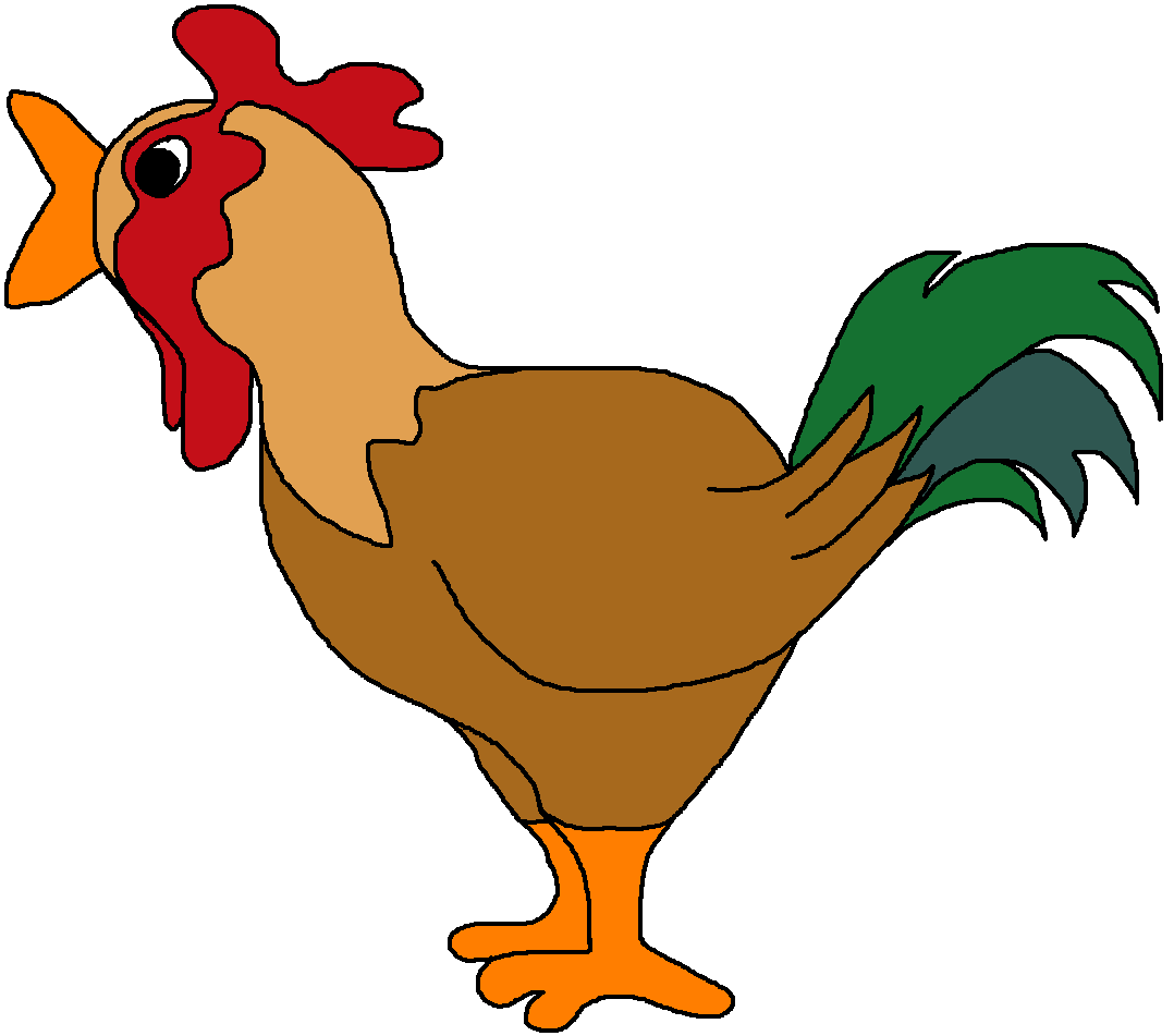 Chicken rooster clipart cartoon images