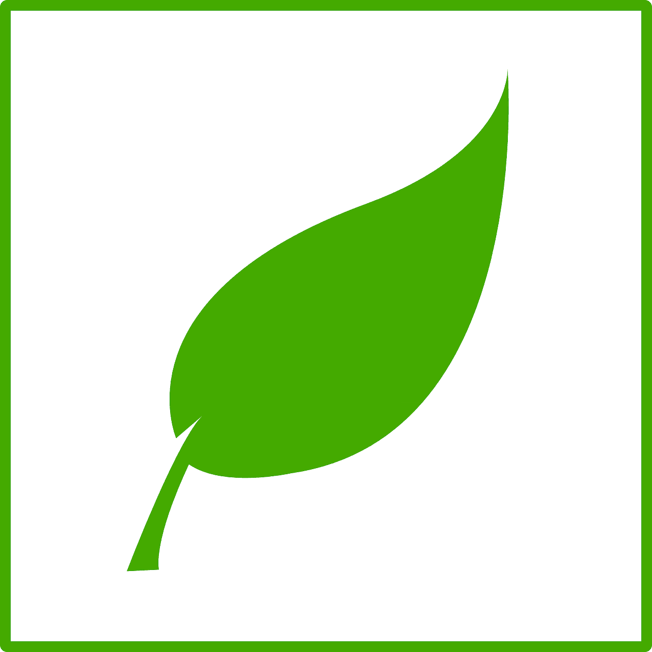 Leaf ecology green nature vector graphic clipart