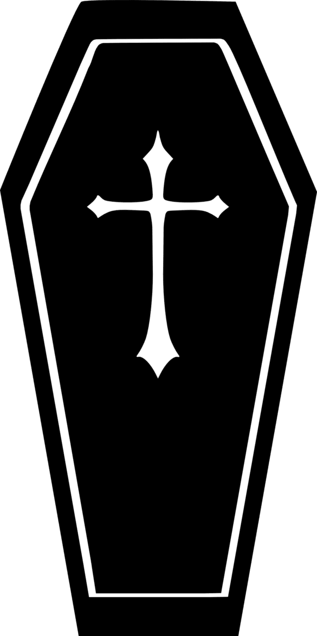 Cross gothic coffin by vashkranfeld deviantart clipart logo