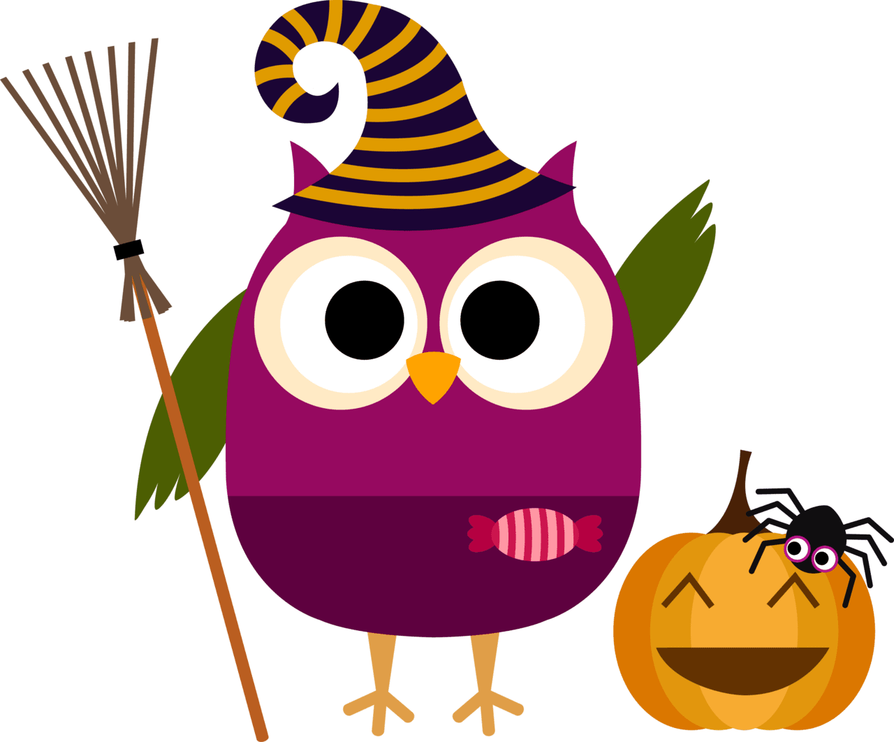 Halloween pin page clipart transparent