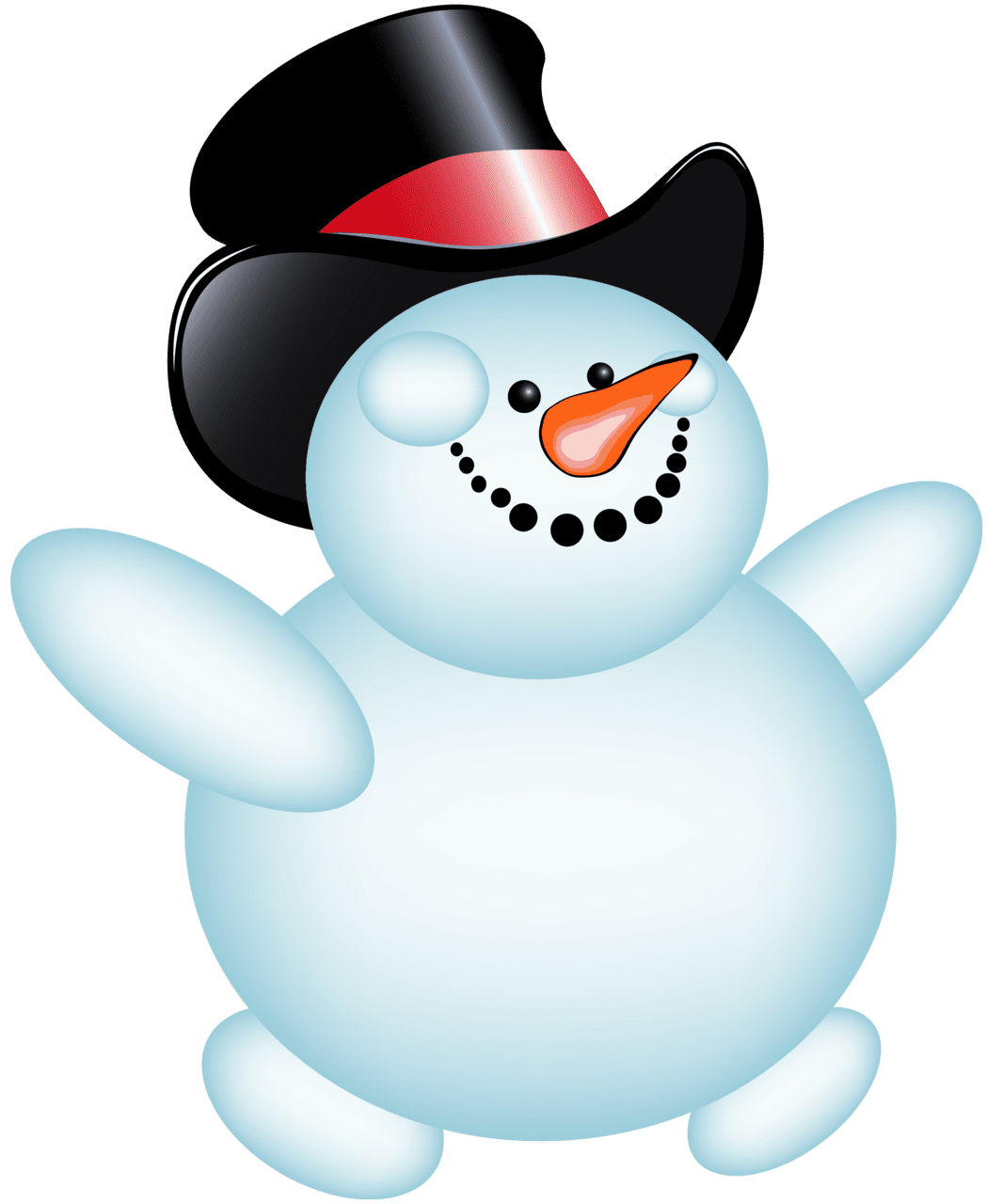 Background snowman clipart