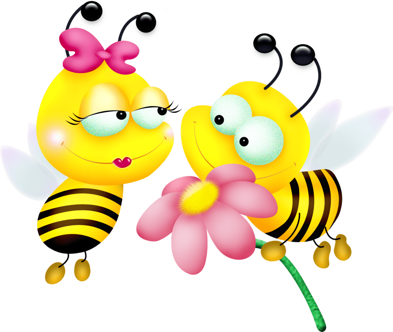 Abejas clipart cartoon bee transparent