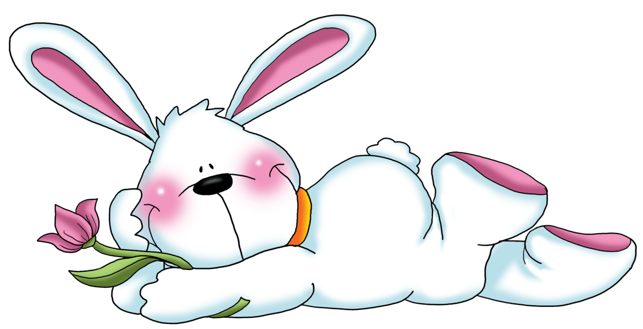 Orig easter paintings bunny colouring art clipart free