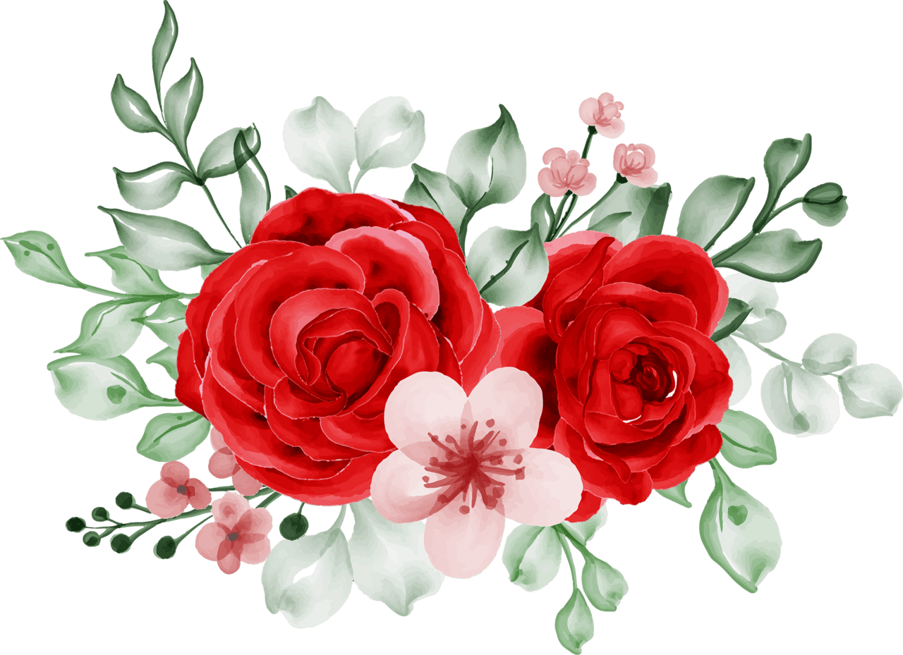 Love rose drawing flower art clipart logo