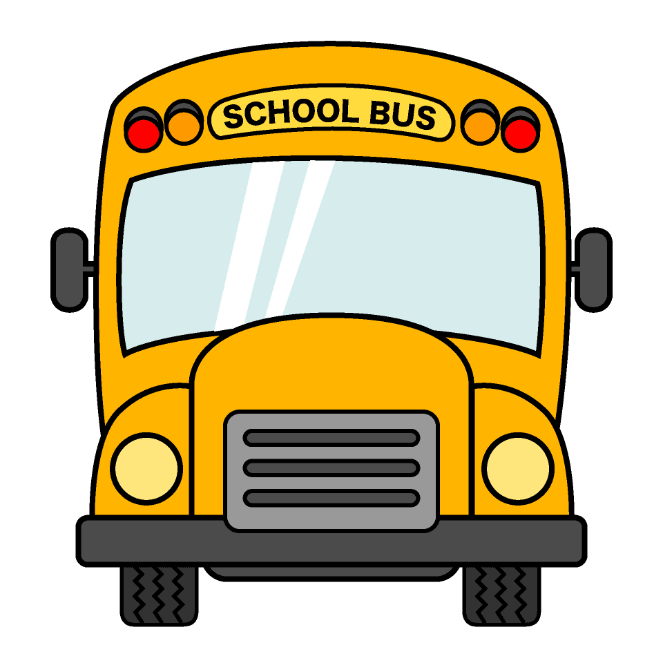 Car front of school bus clipart pictures illustoon