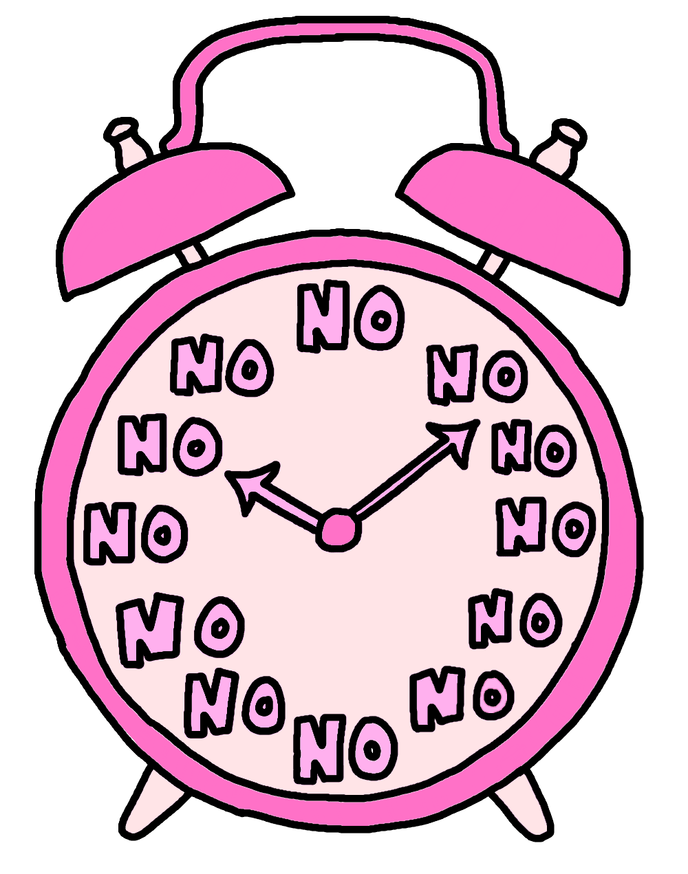 My sentiments exactly tumblr clock clipart vector