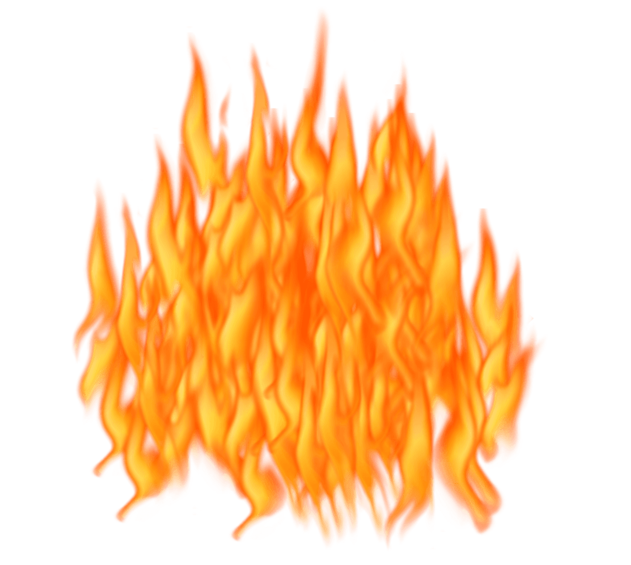 Fire big bright flame clipart free