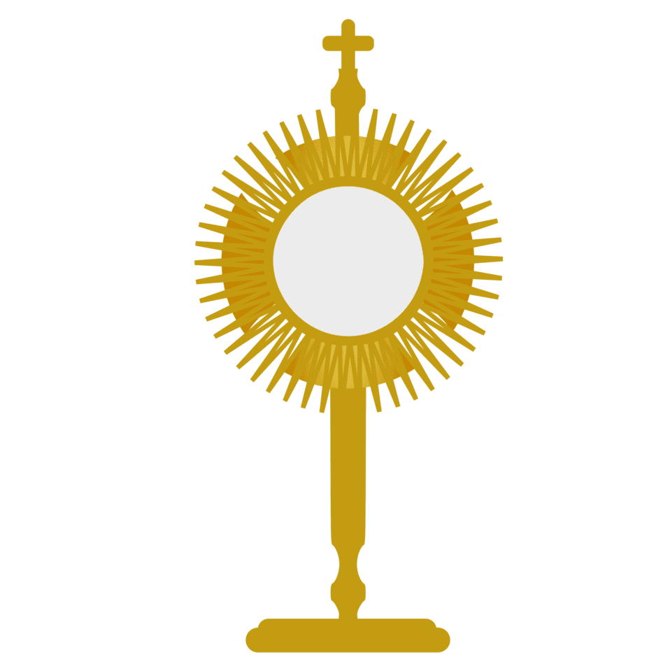 Cross clipart image blessed sacrament id