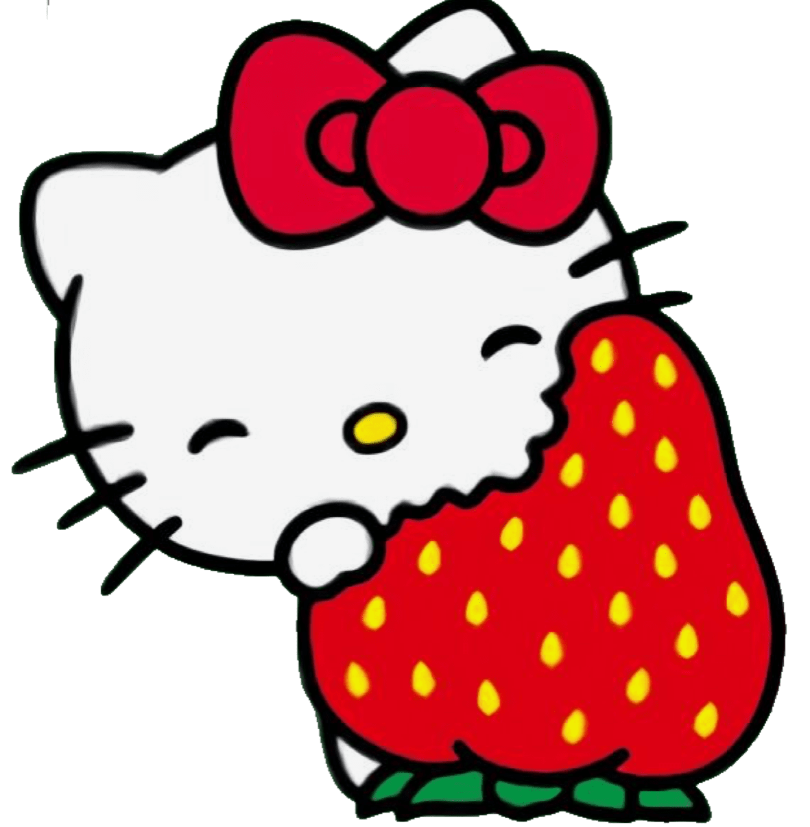 Cat pin page clipart image